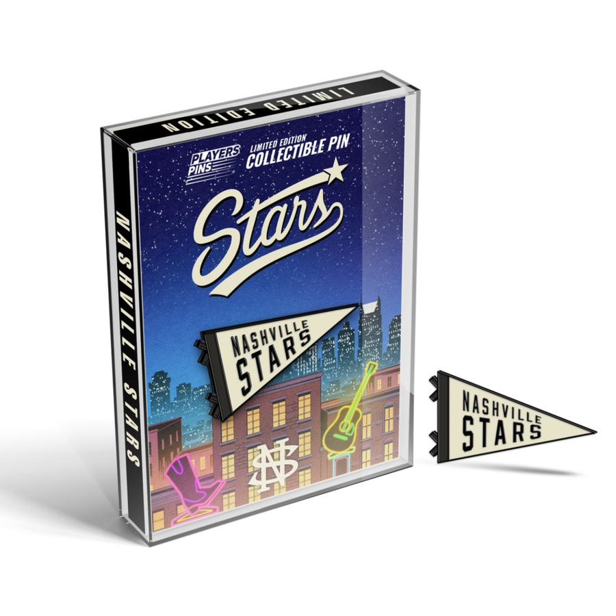 Nashville Stars x Player's Pins - Pennant Flag