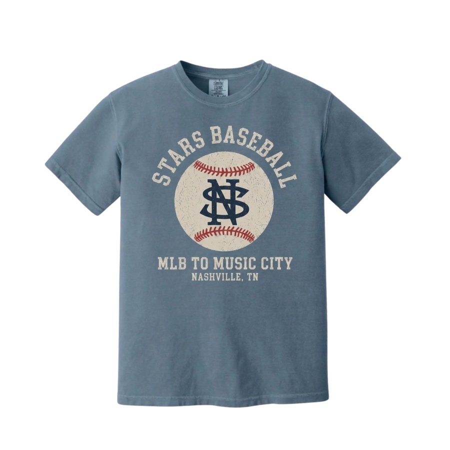 Nashville Stars Baseball Club Vintage Tee